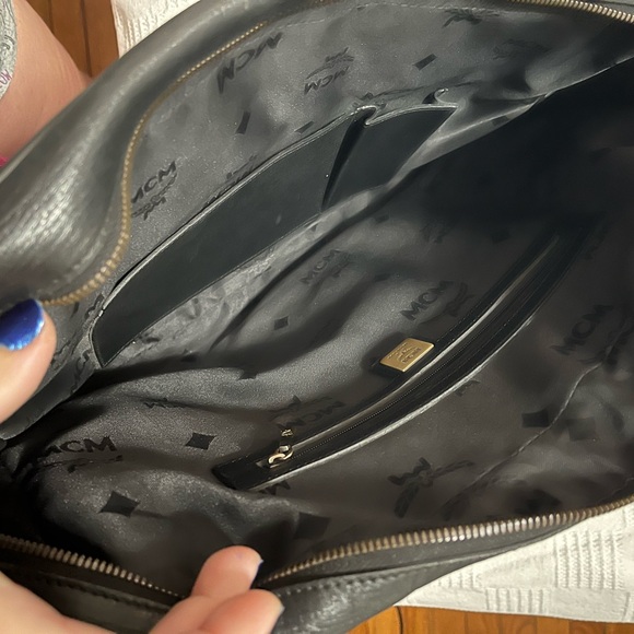 MCM leather document bag / laptop bag / soft briefcase - Picture 3 of 16